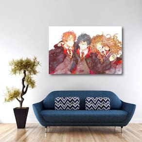 Quadro decorativo Harry Potter Tela em Tecido