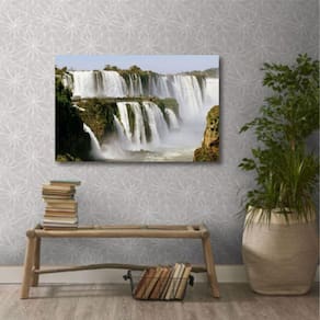 Quadro decorativo Cataratas do Iguaçu Paisagem - Tela em Tec 2