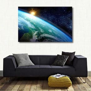Quadro decorativo Planeta - Espaço - Tela em Tecido