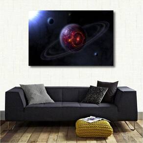 Quadro decorativo - Ficção Científica - Espaço - Tela em Tec