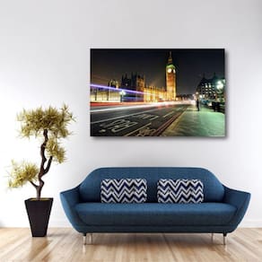 Quadro decorativo London - Cidades - Paisagem - Tela em Teci