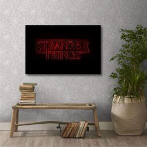Quadro decorativo Stranger Things - Séries - Tela em Tecido