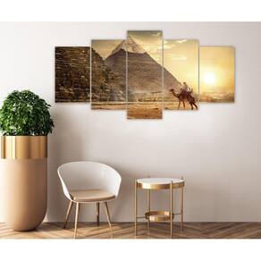 Quadro Decorativo Sala Quarto Escritório Pirâmides do Egito