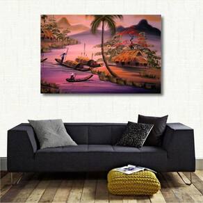 Quadro decorativo Artístico - Tela em Tecido