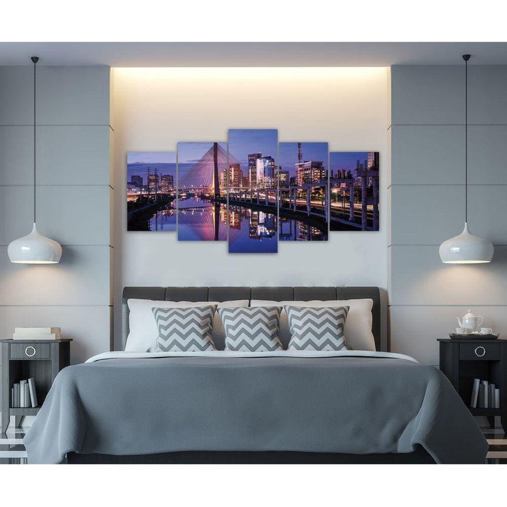 Quadro Decorativo Sala Quarto Escritório Ponte Luzes