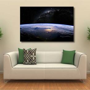 Quadro decorativo -Espaço Ficção Científcia - Tela em Tecido