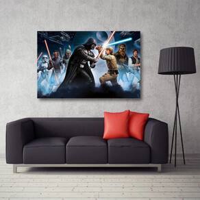 Quadro decorativo Star Wars com Tela em Tecido 2
