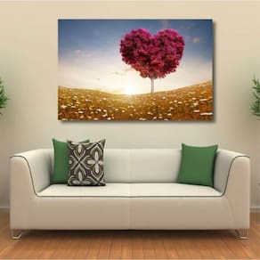 Quadro decorativo Paisagem Artístico Natureza - Tela em Teci