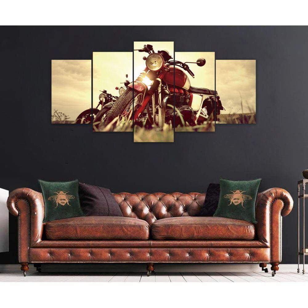 Quadro Decorativo Sala Quarto Escritório Motos