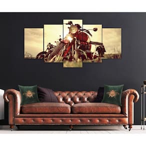 Quadro Decorativo Sala Quarto Escritório Motos