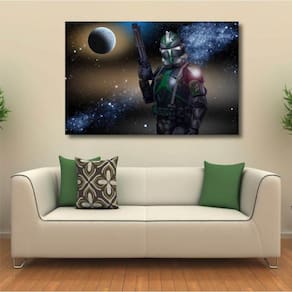 Quadro decorativo Star Wars Artístico - Tela em Tecido 2