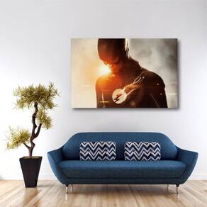 Quadro The Flash Séries decorativo Tela em Tecido