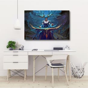 Quadro decorativo League Of Legends - Jogos - Tela em Tecido 2