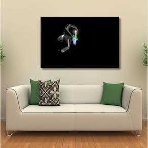 Quadro decorativo Michael Jackson com Tela em Tecido