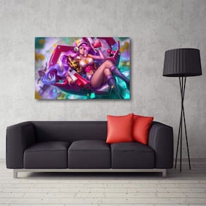 Quadro decorativo League of Legends LOL - Tela em Tecido 3