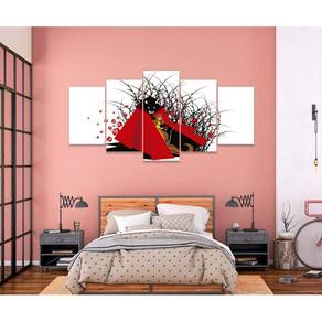 Quadro Decorativo Sala Quarto Escritório A Bela e a Fera