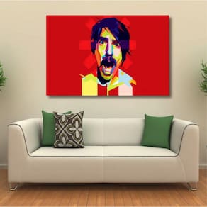 Quadro decorativo Red Hot Chili Peppers A - Tela em Tecido Can