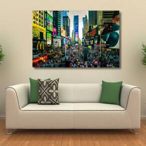 Quadro Decorativo da Times Square - Tela em Canvas