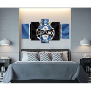 Quadro Decorativo Sala Quarto Escritório Grêmio Bandeira