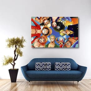 Quadro One Piece Animes decorativo Tela em Tecido