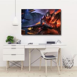 Quadro decorativo - League Of Legends - Jogos - Tela em Teci 1