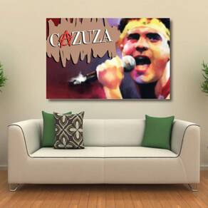 Quadro decorativo Cazuza com Tela em Tecido