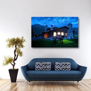 Quadro Paisagem Natureza Lar decorativo Tela em Tecido 1