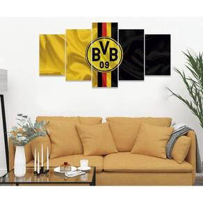 Quadro Decorativo Sala Quarto Escritório Borussia Dortmund