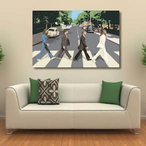 Quadro decorativo The Bealtes - Artístico - Tela em Tecido