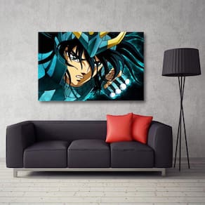 Quadro decorativo Cavaleiro dos Zodiacos Tela em Tecido