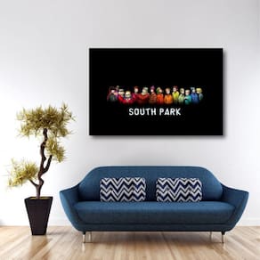 Quadro decorativo South Park Tela em Tecido