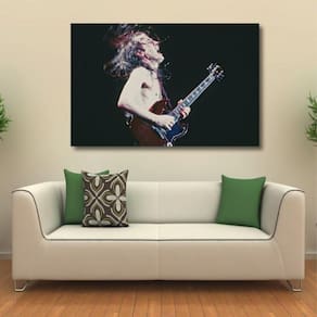 Quadro Decorativo AC DC - Rock - Show - Tela em Tecido
