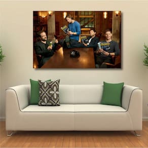 Quadro decorativo Supernatural - Quarteto - Tela em Tecido