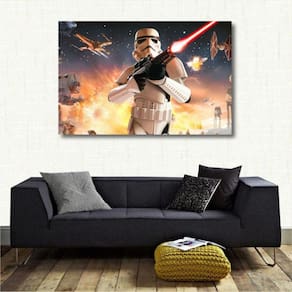 Quadro decorativo - Star Wars - Filmes - Tela em Tecido Canv