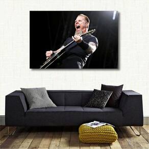 Quadro decorativo Metallica - Música - Tela em Tecido