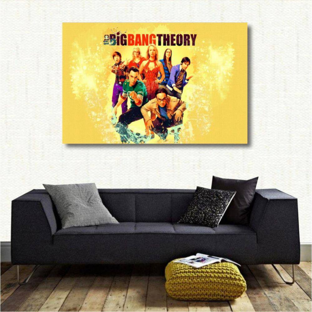 Quadro decorativo The Big Bang Theory - Tela em Tecido 1