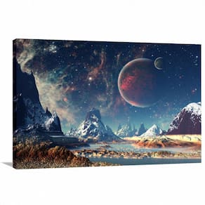 Quadro decorativo Artístico Ficção Científica - Tela em Teci