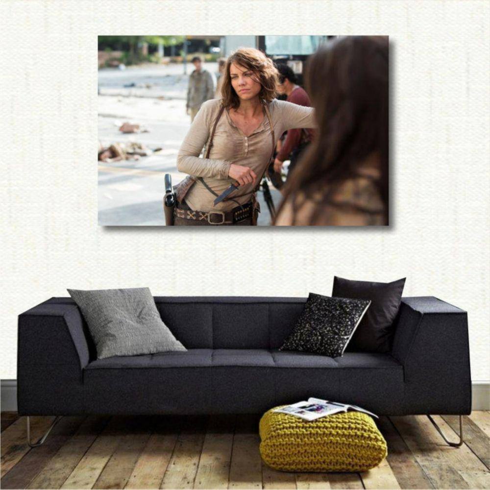 Quadro decorativo The Walking Dead Maggie - Tela em Tecido