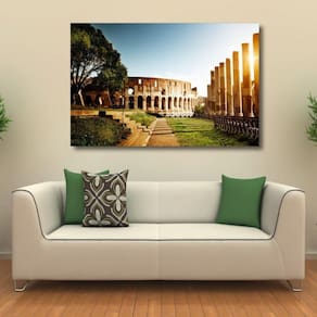 Quadro Decorativo - Rome - Paisagem - Tela em Tecido