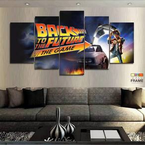 Quadro Decorativo De Volta Para O Futuro 1x 130x63 em tecido