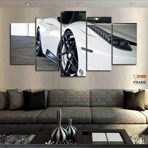 Quadros Decorativos Carros Ferrari B 63x130mt em Tecido