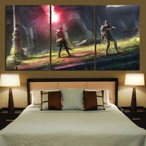 Quadro Decorativos Jogos com 5 peças 130x65 m18