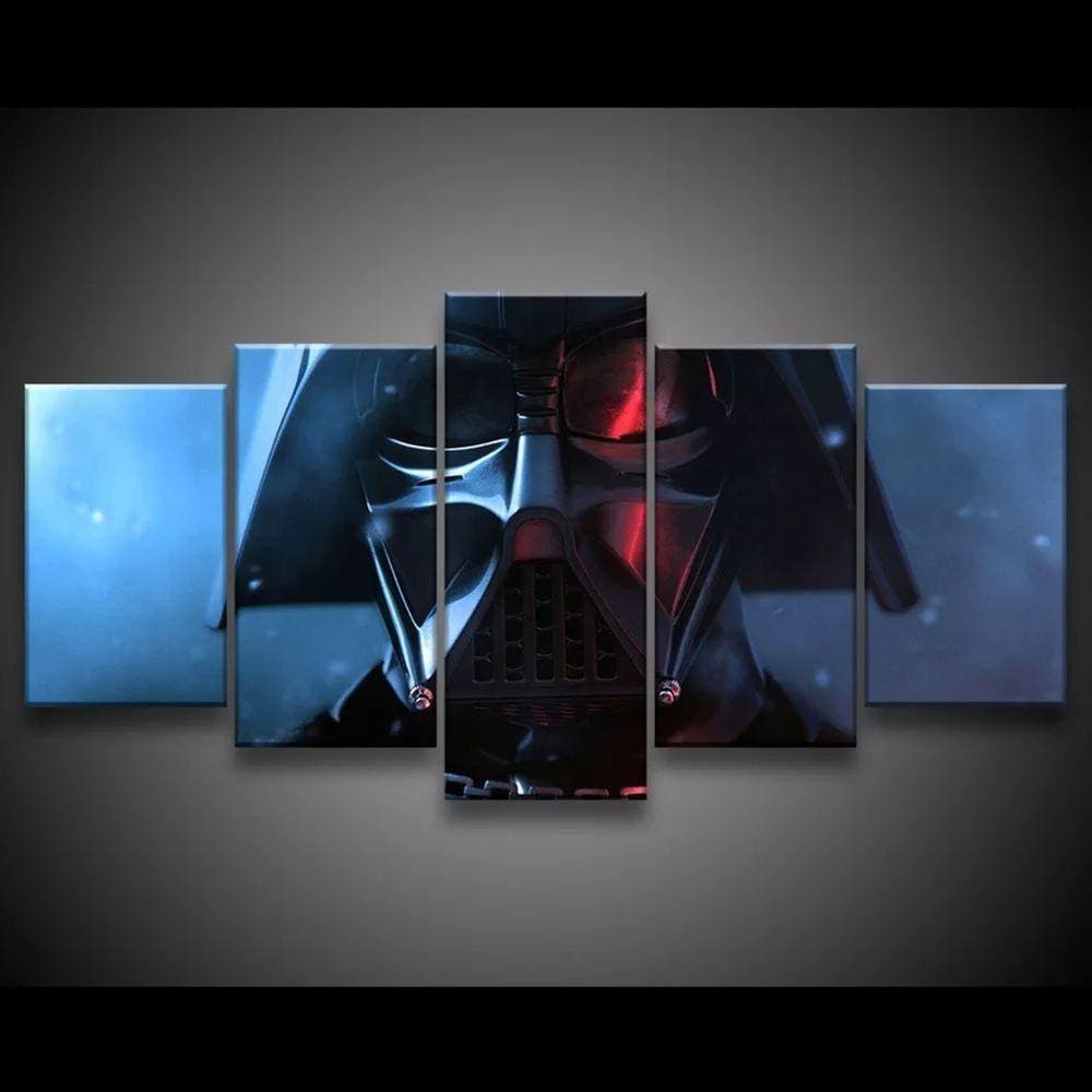 Quadro Decorativo 129x63 Sala Quarto Star Wars Darth Vader 1