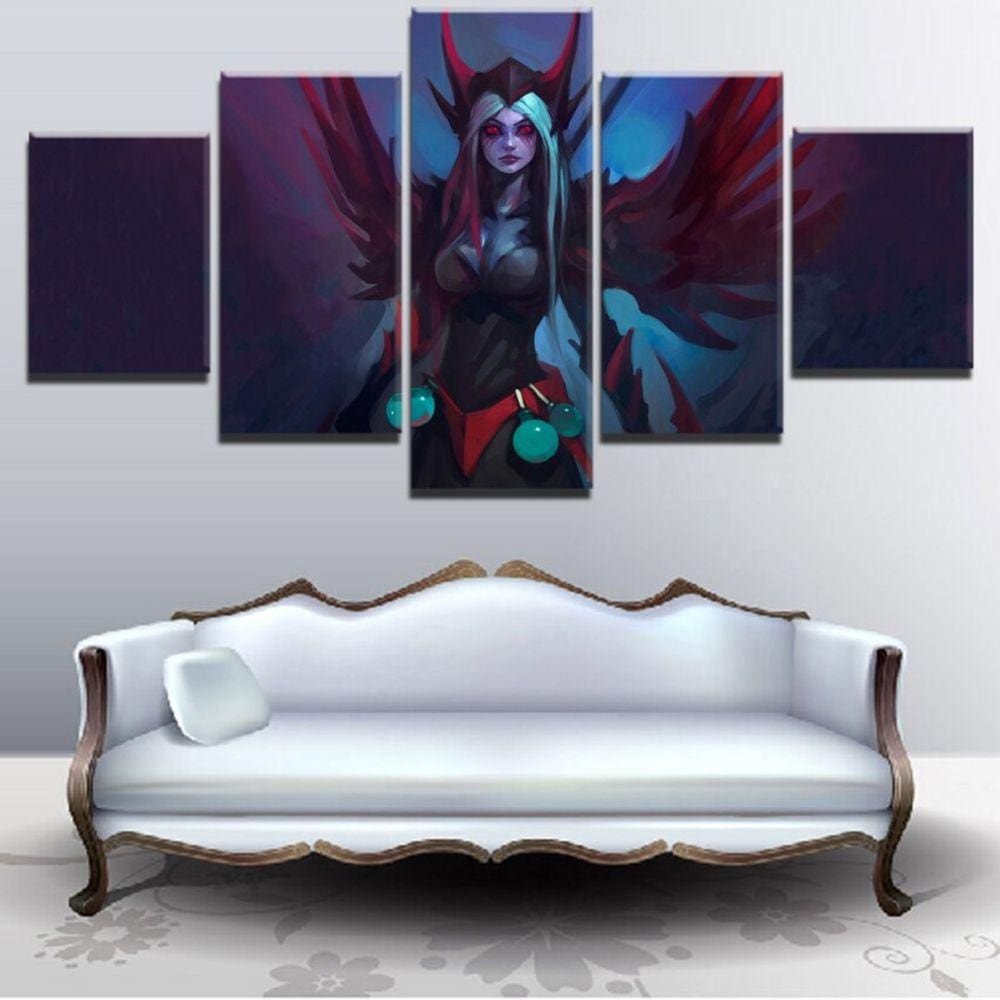 Quadro Decorativos Jogos Walpaper com 5 peças 130x65 1