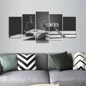 Quadro Para Escritório de Advocacia em Preto e Branco