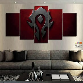 Quadros Decorativos World Of Warcraft 63x130mt em Tecido