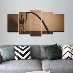 Quadro Mosaico Para Academia Gym Vida Saudável