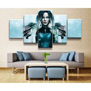 Quadro Decorativo Filme Submundo3 5 peças 130x65 cm em tecid