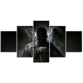 Quadro Decorativos Rainbow Six com 5 peças 130x65 1