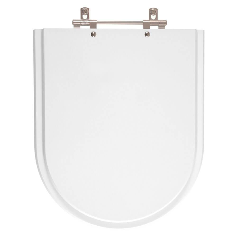 Assento para Vaso Sanitário Fiori Jasmim Branco em Resina